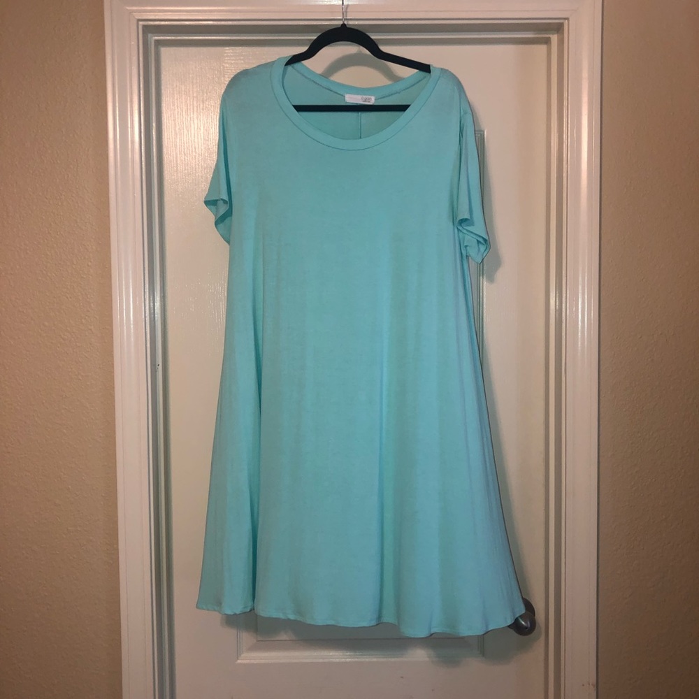 Tiffany Blue T- Shirt Dress